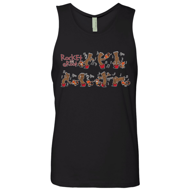 T-Shirts Black / Small Rocket and Groot Men's Premium Tank Top