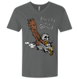 T-Shirts Heavy Metal / X-Small Rocket and Groot Men's Premium V-Neck