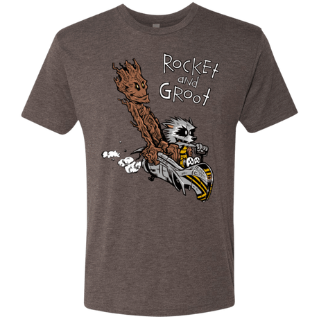 T-Shirts Macchiato / Small Rocket and Groot Men's Triblend T-Shirt