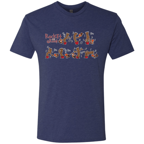 T-Shirts Vintage Navy / Small Rocket and Groot Men's Triblend T-Shirt