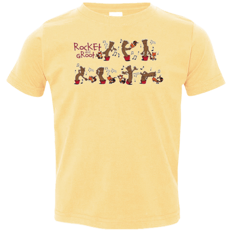 T-Shirts Butter / 2T Rocket and Groot Toddler Premium T-Shirt
