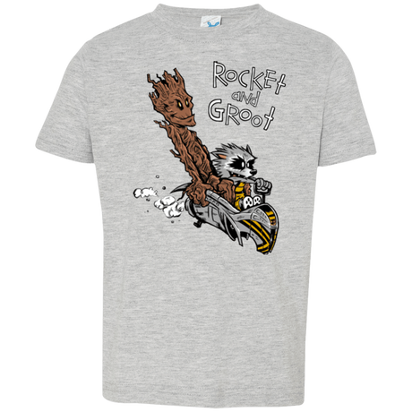 T-Shirts Heather / 2T Rocket and Groot Toddler Premium T-Shirt
