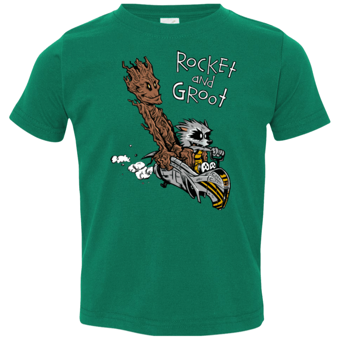 T-Shirts Kelly / 2T Rocket and Groot Toddler Premium T-Shirt