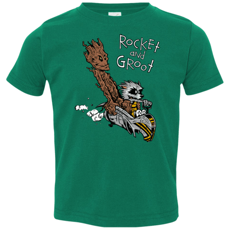 T-Shirts Kelly / 2T Rocket and Groot Toddler Premium T-Shirt