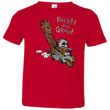 T-Shirts Red / 2T Rocket and Groot Toddler Premium T-Shirt