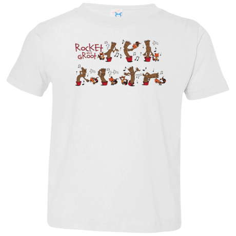 T-Shirts White / 2T Rocket and Groot Toddler Premium T-Shirt
