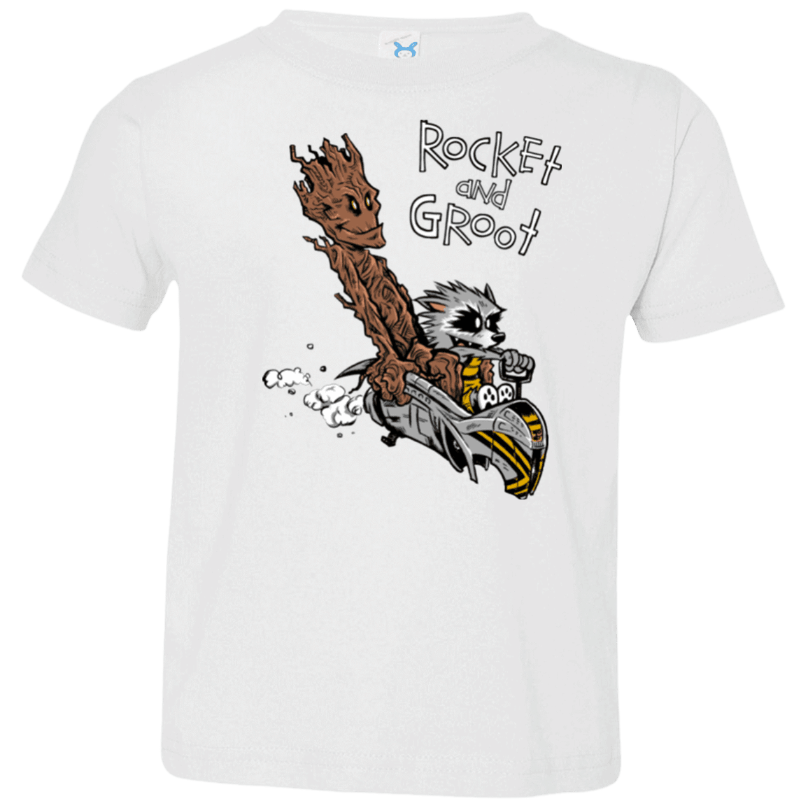 T-Shirts White / 2T Rocket and Groot Toddler Premium T-Shirt