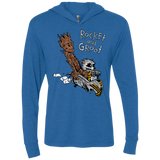 T-Shirts Vintage Royal / X-Small Rocket and Groot Triblend Long Sleeve Hoodie Tee