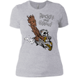 T-Shirts Heather Grey / X-Small Rocket and Groot Women's Premium T-Shirt