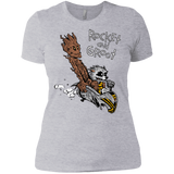 T-Shirts Heather Grey / X-Small Rocket and Groot Women's Premium T-Shirt