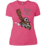 T-Shirts Hot Pink / X-Small Rocket and Groot Women's Premium T-Shirt
