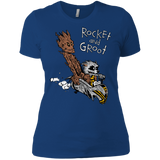 T-Shirts Royal / X-Small Rocket and Groot Women's Premium T-Shirt