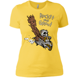 T-Shirts Vibrant Yellow / X-Small Rocket and Groot Women's Premium T-Shirt