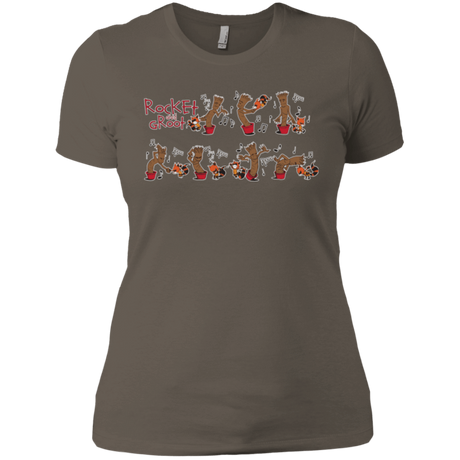 T-Shirts Warm Grey / X-Small Rocket and Groot Women's Premium T-Shirt