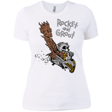 T-Shirts White / X-Small Rocket and Groot Women's Premium T-Shirt