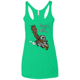 T-Shirts Envy / X-Small Rocket and Groot Women's Triblend Racerback Tank