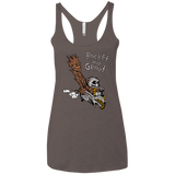 T-Shirts Macchiato / X-Small Rocket and Groot Women's Triblend Racerback Tank