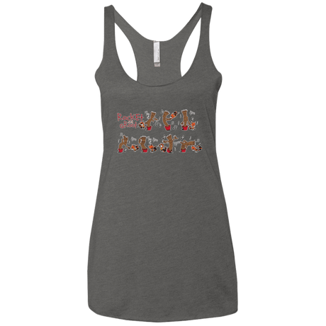 T-Shirts Premium Heather / X-Small Rocket and Groot Women's Triblend Racerback Tank
