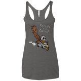 T-Shirts Premium Heather / X-Small Rocket and Groot Women's Triblend Racerback Tank