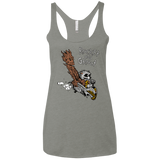 T-Shirts Venetian Grey / X-Small Rocket and Groot Women's Triblend Racerback Tank