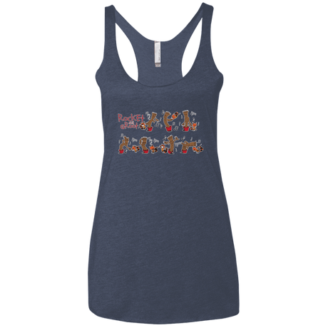 T-Shirts Vintage Navy / X-Small Rocket and Groot Women's Triblend Racerback Tank