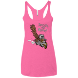 T-Shirts Vintage Pink / X-Small Rocket and Groot Women's Triblend Racerback Tank