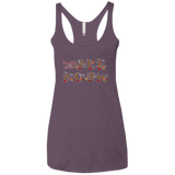 T-Shirts Vintage Purple / X-Small Rocket and Groot Women's Triblend Racerback Tank