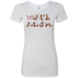 T-Shirts Heather White / Small Rocket and Groot Women's Triblend T-Shirt