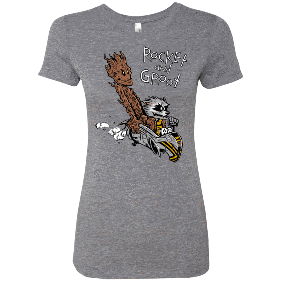 T-Shirts Premium Heather / Small Rocket and Groot Women's Triblend T-Shirt