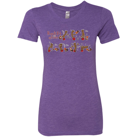 T-Shirts Purple Rush / Small Rocket and Groot Women's Triblend T-Shirt