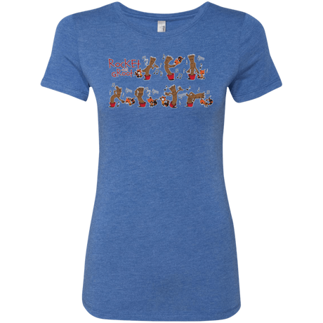T-Shirts Vintage Royal / Small Rocket and Groot Women's Triblend T-Shirt