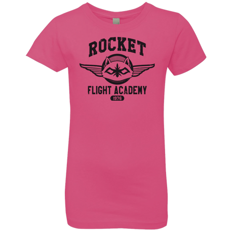 T-Shirts Hot Pink / YXS Rocket Flight Academy Girls Premium T-Shirt