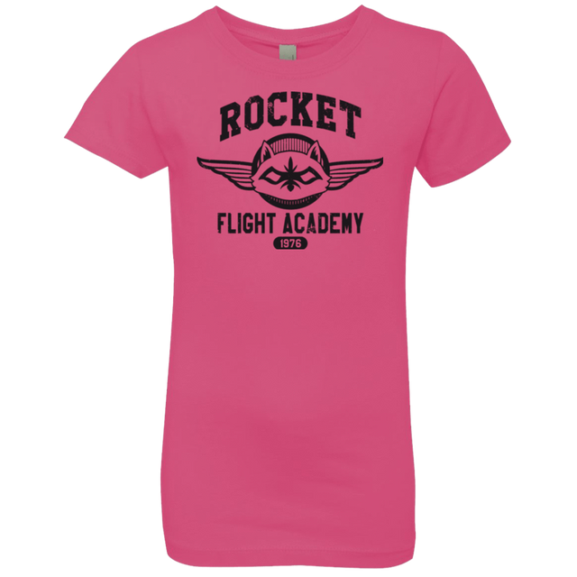 T-Shirts Hot Pink / YXS Rocket Flight Academy Girls Premium T-Shirt