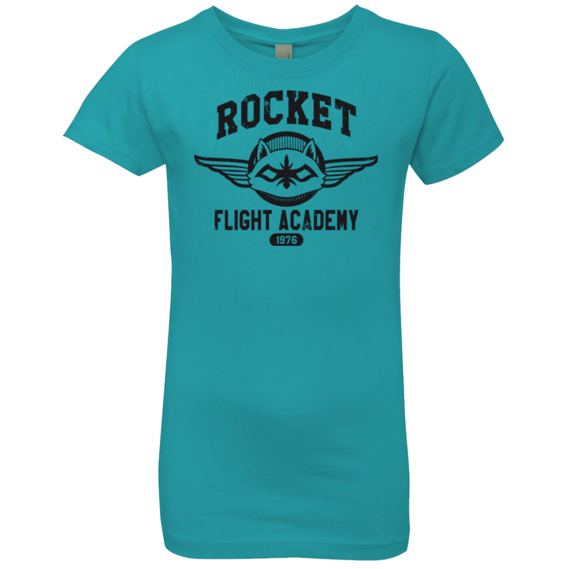 T-Shirts Tahiti Blue / YXS Rocket Flight Academy Girls Premium T-Shirt