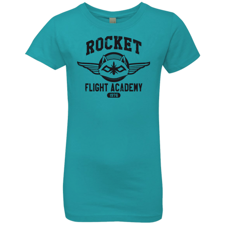 T-Shirts Tahiti Blue / YXS Rocket Flight Academy Girls Premium T-Shirt