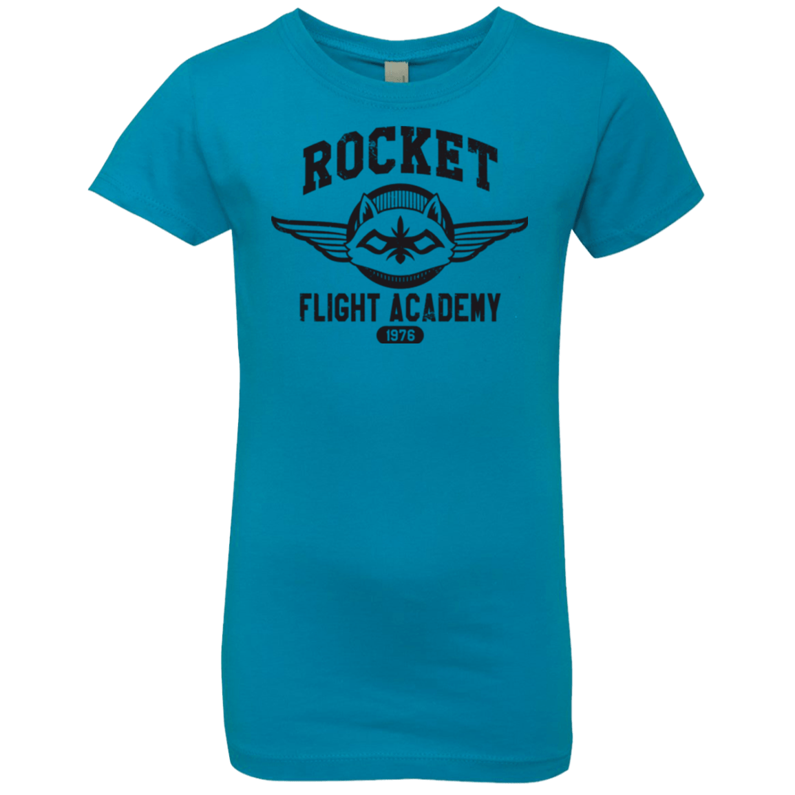 T-Shirts Turquoise / YXS Rocket Flight Academy Girls Premium T-Shirt