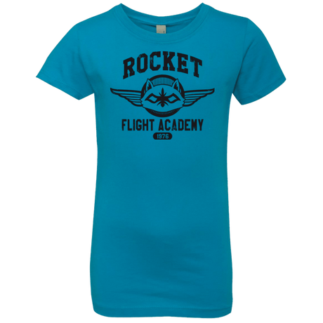 T-Shirts Turquoise / YXS Rocket Flight Academy Girls Premium T-Shirt