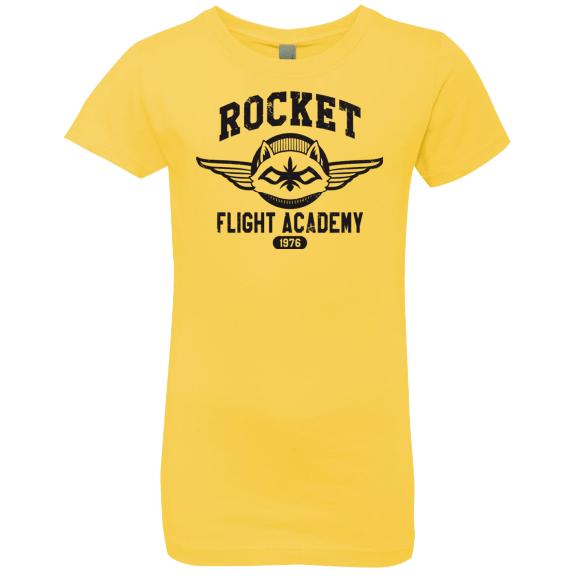 T-Shirts Vibrant Yellow / YXS Rocket Flight Academy Girls Premium T-Shirt