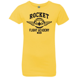 T-Shirts Vibrant Yellow / YXS Rocket Flight Academy Girls Premium T-Shirt