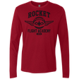 T-Shirts Cardinal / Small Rocket Flight Academy Men's Premium Long Sleeve