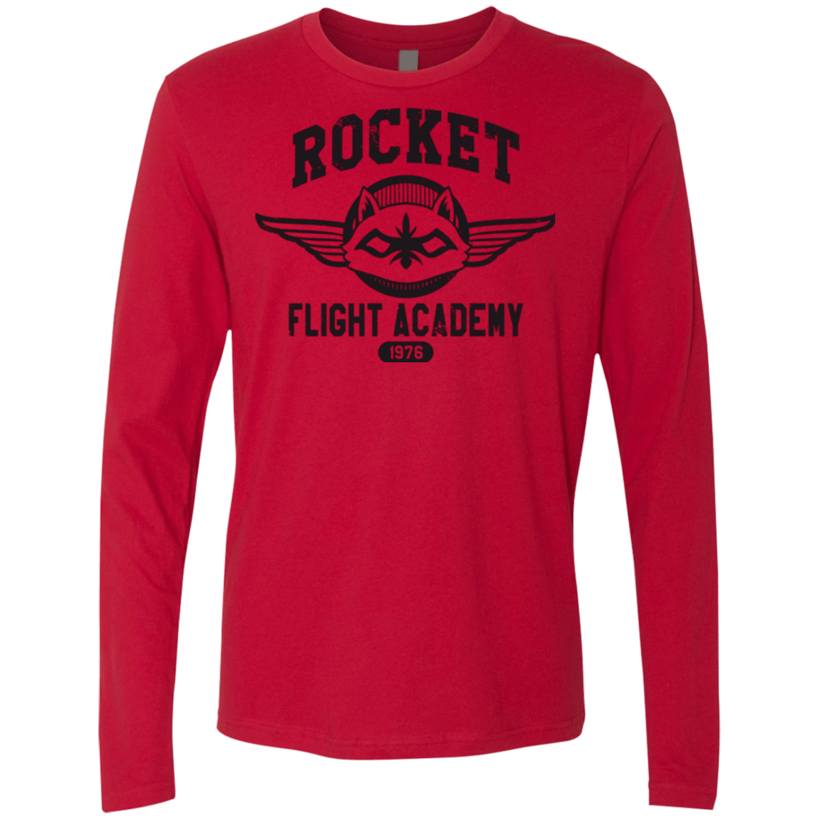 T-Shirts Red / Small Rocket Flight Academy Men's Premium Long Sleeve