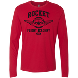 T-Shirts Red / Small Rocket Flight Academy Men's Premium Long Sleeve