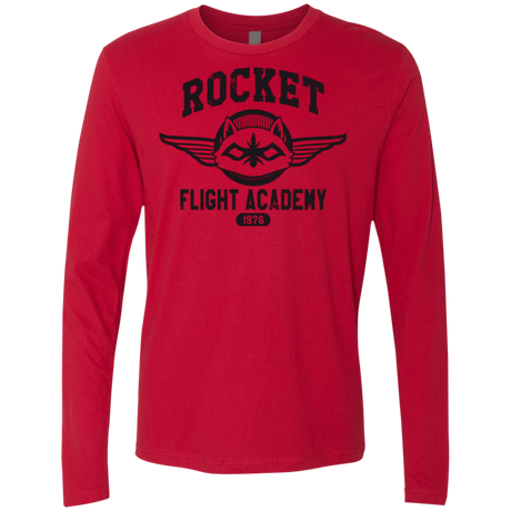 T-Shirts Red / Small Rocket Flight Academy Men's Premium Long Sleeve
