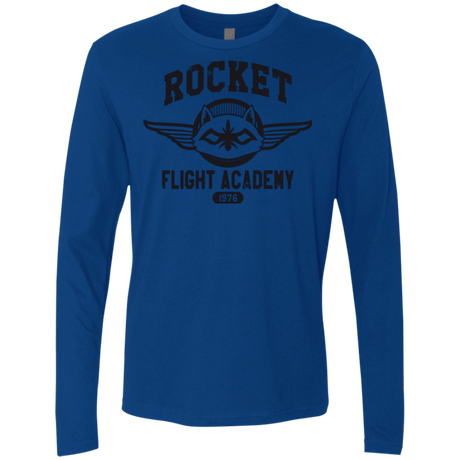 T-Shirts Royal / Small Rocket Flight Academy Men's Premium Long Sleeve