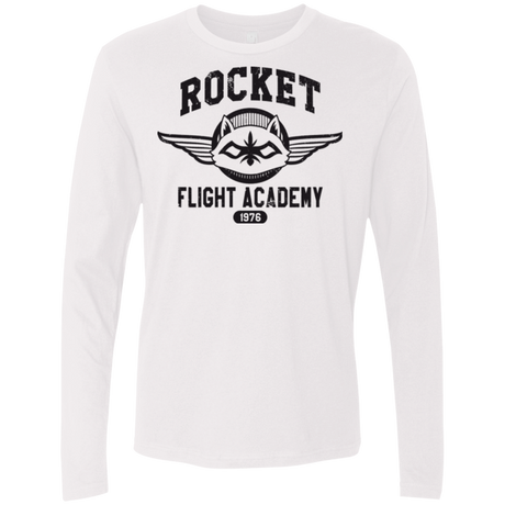 T-Shirts White / Small Rocket Flight Academy Men's Premium Long Sleeve