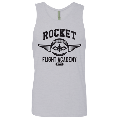 T-Shirts Heather Grey / Small Rocket Flight Academy Men's Premium Tank Top