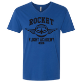 T-Shirts Royal / X-Small Rocket Flight Academy Men's Premium V-Neck
