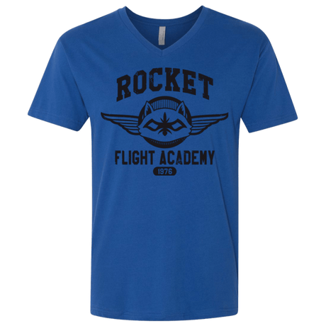T-Shirts Royal / X-Small Rocket Flight Academy Men's Premium V-Neck