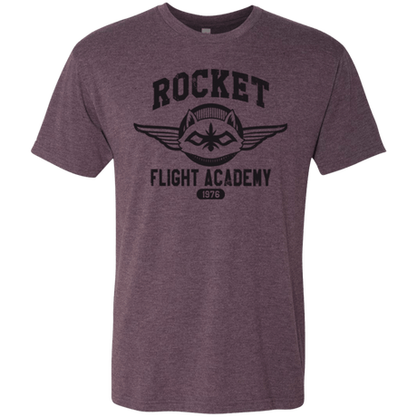 T-Shirts Vintage Purple / Small Rocket Flight Academy Men's Triblend T-Shirt