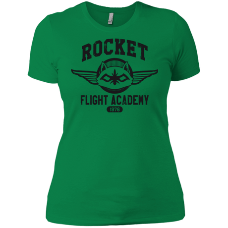 T-Shirts Kelly Green / X-Small Rocket Flight Academy Women's Premium T-Shirt